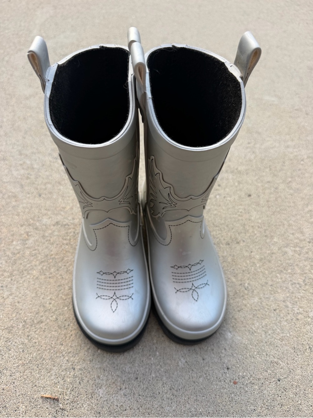 Tucker + Tate Kids Cowboy Boots - Silver